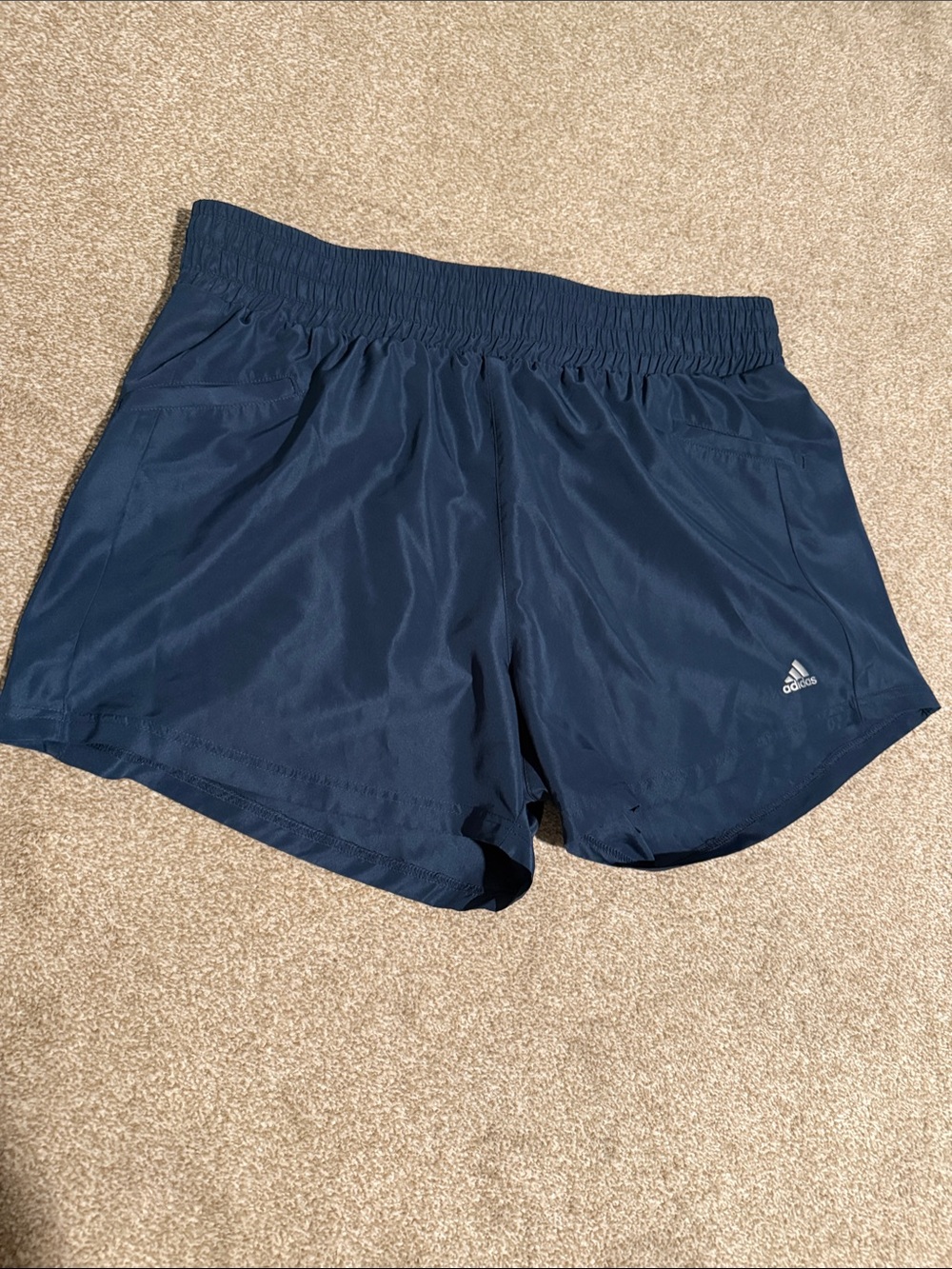 adidas Women's Navy Golf Shorts with Elastic Waist